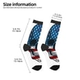 thumbnail image 2 of Naloa American Flag Skull Kids Socks Unisex Kids and Toddlers' Crew Socks, ,1 Pairs, 2 of 5