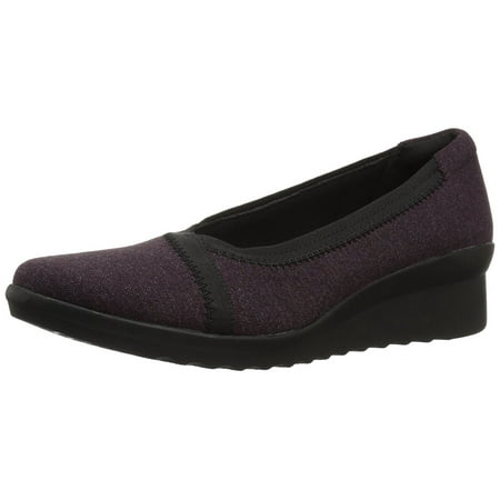 clarks women's caddell yale wedge pump