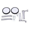 thumbnail image 4 of Bike Training Wheels, Adjustable Riding Auxiliary Support Wheels Set for 18 to 24in Children Bike, Steel Plastic Bicycle Training Wheels, 220.5lb Load Bearing, 4 of 7