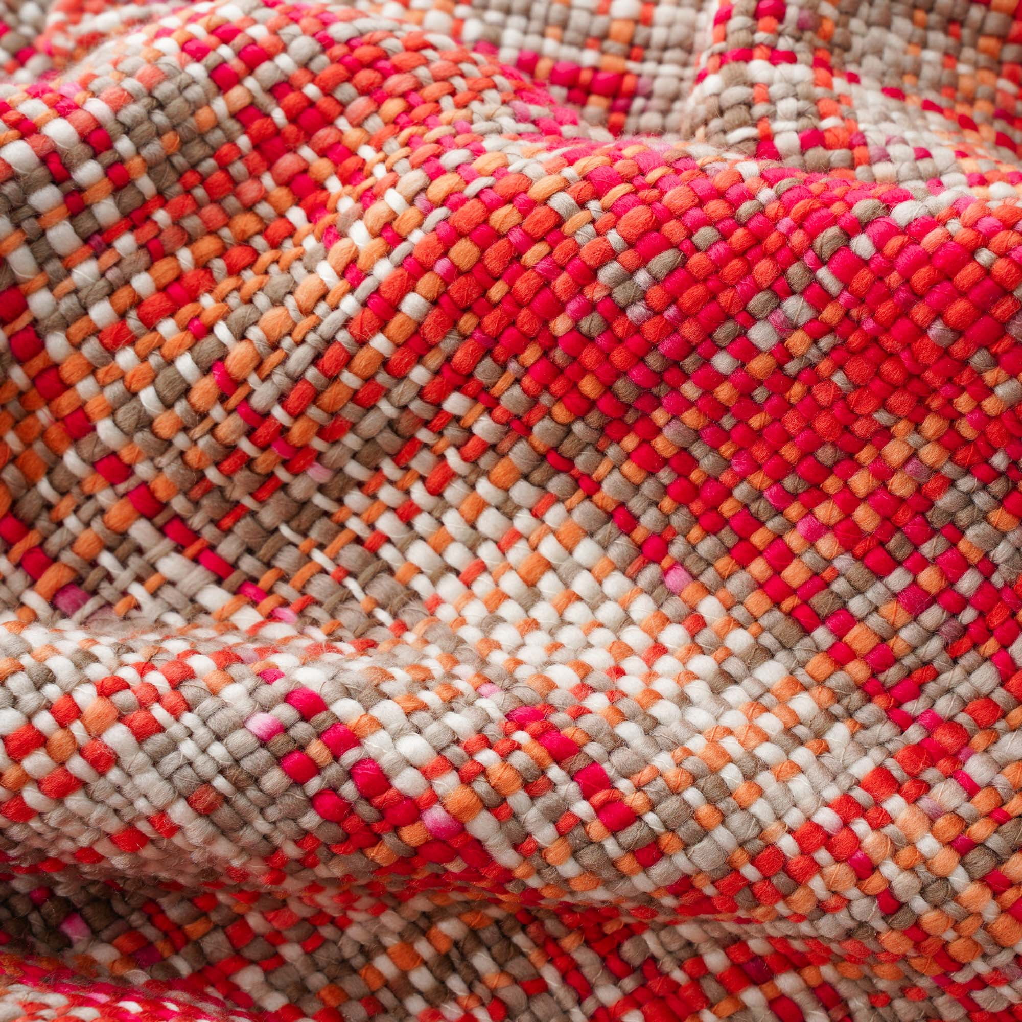 Red Throw Blanket with Fringe,Multicolor Throw Blankets,Decorative Christmas Throw,50"x60"