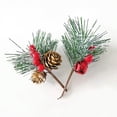 thumbnail image 2 of 10pcs/set Artificial Pine Picks Mini Pine Needle Christmas Tree Decoration Penda, 2 of 4