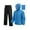 Blue/Black, variant on COOFANDY Rain Jacket Pants Suits for Men Women Waterproof Lightweight Rain Gear Coat Workwear