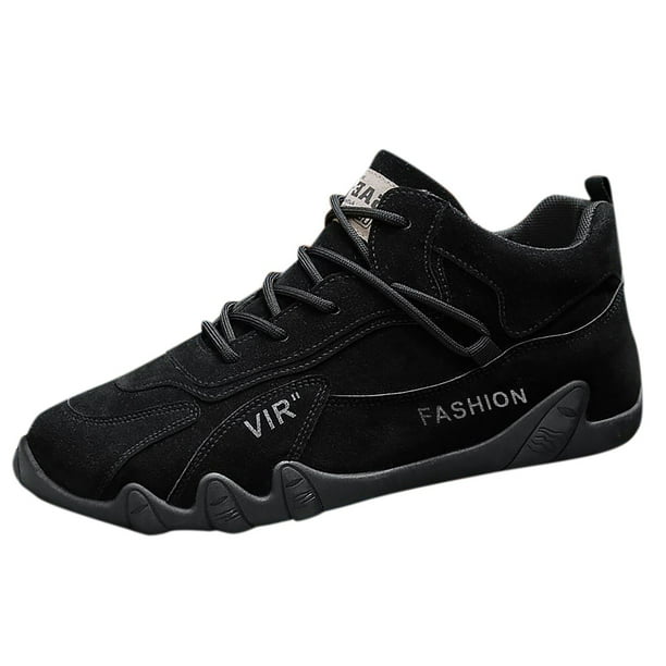 Adult Men Shoes Casual Dress Shoes for Men Slip on Sports Shoes for Men Popular Labor Work Shoes Wear High Top Board Shoes Casual Male