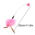 thumbnail image 2 of Relieves Boredom Since High Teasing Cat Stick Cat Toys Collar Collar Teasing Cat Artifacts Bite-resistant Feather Wire Teasing Cat Stick, 2 of 4