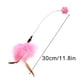 thumbnail image 2 of Popular! Relieves Boredom Since High Teasing Cat Stick Cat Toys Collar Collar Teasing Cat Artifacts Bite-resistant Feather Wire Teasing Cat Stick, 2 of 4