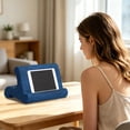 thumbnail image 6 of Multi Angle Reading Pillow Tablet Stand, Soft Plush Lap Desk for Bed Couch, Ergonomic Book Holder for Phone iPad, Portable Travel Nap Cushion, Adjustable Reading Rest Pad, 6 of 6