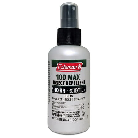 Coleman 100% DEET Insect Repellent, 100 Max Tick and Mosquito Repellent Pump 4