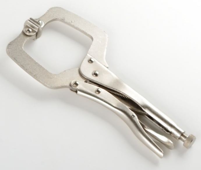 10 pcs 11" Lockig c clamp pliers with swivel pad vise tool 
