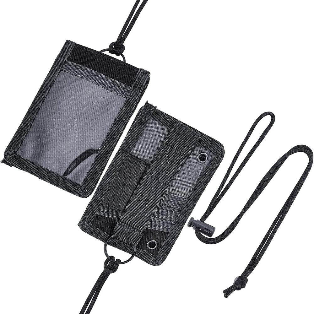 Specialist ID Black Dual Card ID Badge Holder - Holds 2 Cards