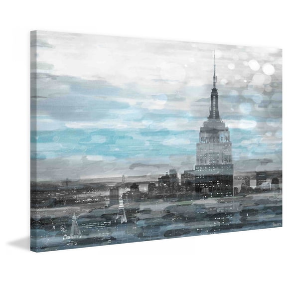 Parvez Taj "Blue City Hues" Print on Canvas