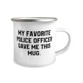 thumbnail image 2 of amangny My Favorite Police Officer Gave Me This Mug. 12oz Camper Mug, Police officer Present From Friends, New For Coworkers, Humor, Gag, Gift idea, White elephant, 2 of 2