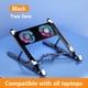 thumbnail image 1 of PC Laptop Cooler 2 Silent Fan PLEGABLE Notebook Cooling Pad Support (Negro), 1 of 7