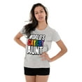 thumbnail image 4 of Worlds Gayest Aunt LGBTQ Family Pride Women's Graphic T Shirt Tees Brisco Brands L, 4 of 5