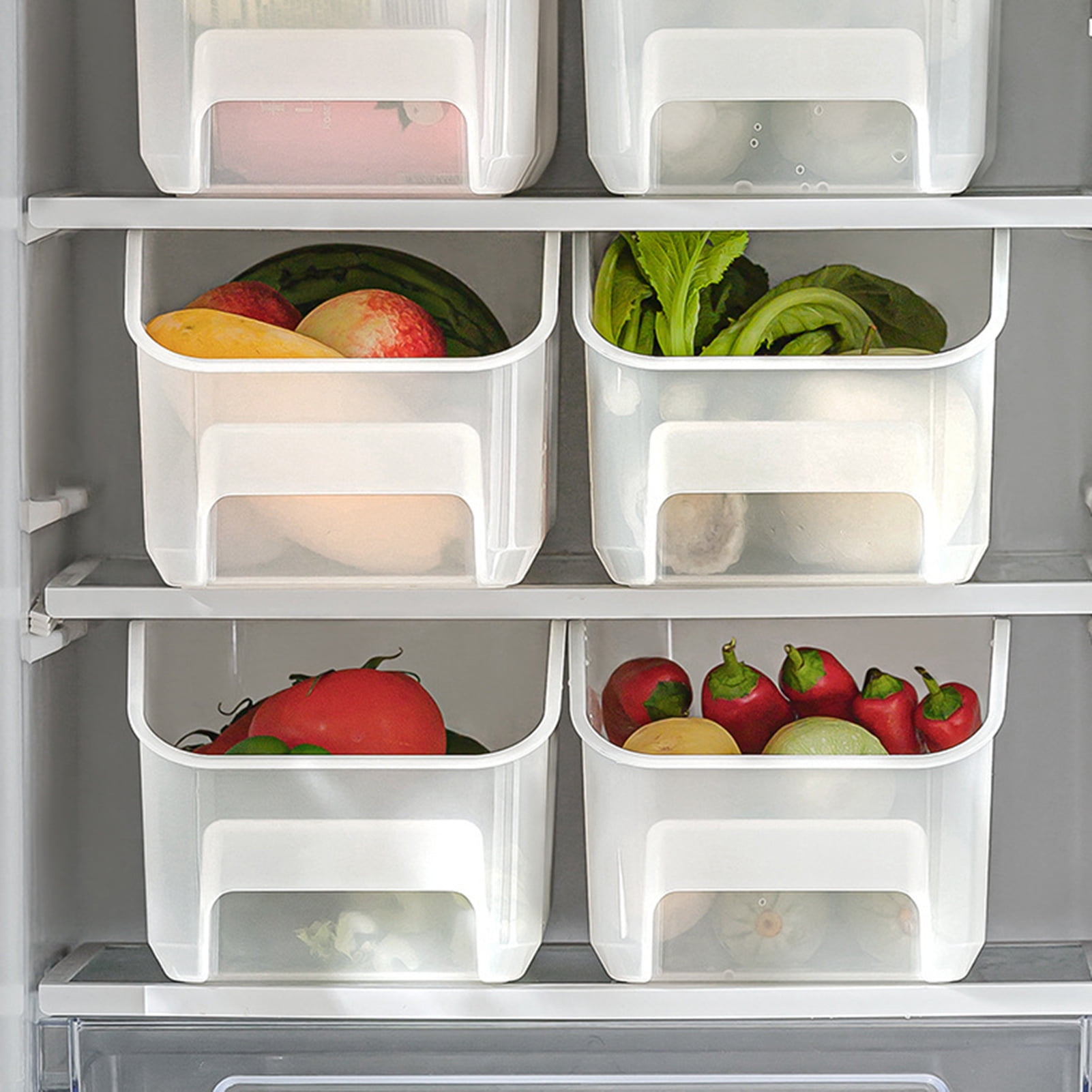 Waroomhouse Refrigerator Storage Box Compartment Design Flexible
