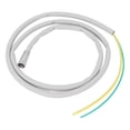thumbnail image 1 of Tubo de silicona para pieza de mano, tubo de manguera para pieza de mano, 2 orificios para accesorios de manguera dental, manguera para pieza de mano dental construida para durar, 1 of 8