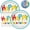 Hbd Multicolor, variant on ANHXN Birthday Party Plates and Napkins Set ,Disposable Tableware – Plates and Napkins – All Ages Party