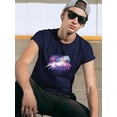 thumbnail image 2 of Magical Neon Horse T-Shirt Men -Image by Shutterstock, Male 3X-Large, 2 of 4