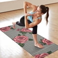 thumbnail image 6 of Pioneer Flower Floral Print Pattern Hot Yoga Mat Towel Non Slip for Hot Yoga - Quick-Drying Yoga Mat Cover with 4 Corner Pockets with Travel Bag - Hot Yoga Towel Non Slip 70"x26", 6 of 6