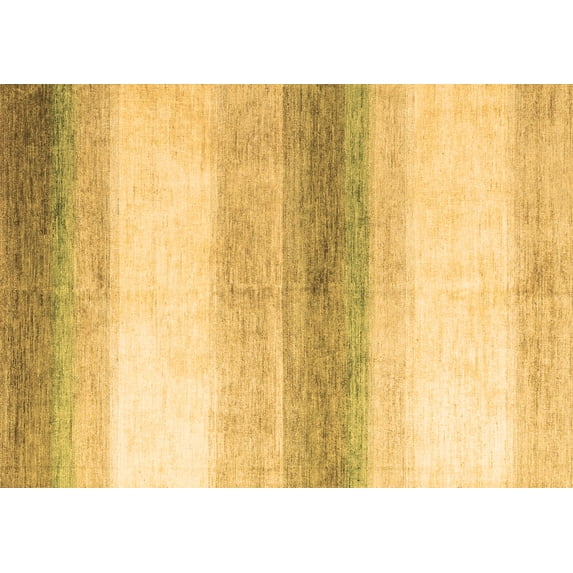 Ahgly Company Indoor Rectangle Solid Brown Modern Area Rugs, 7' x 9'