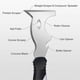 thumbnail image 3 of Paint Scraper 10 in 1 Putty Knife Multi-Use Painters Tool, Paint Scraper Tool for Wood, Metal Scraper with Hammer End, Razor Blade Scraper, 3 of 4