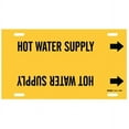 thumbnail image 5 of Brady Pipe Mrkr,Hot Water Supply,10in H,32in W  4082-H, 5 of 6