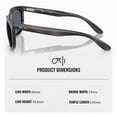 thumbnail image 4 of Ray-Ban RB2389 BALORETTE Square-Round Shaped Non-Polarized Sunglasses for Men & Women - Includes Official RAYBAN Eyewear Kit - Ideal Formal & Casual Wear Sunglasses - Blue Lens, 4 of 6