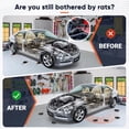 thumbnail image 3 of Rodent Repellent for Car Engines, 2 Pack Battery Powered Ultrasonic Mouse Squirrel Bat Repellent, Under Hood Rat Repellent for Car, Garage, Basement, Warehouse, 3 of 6
