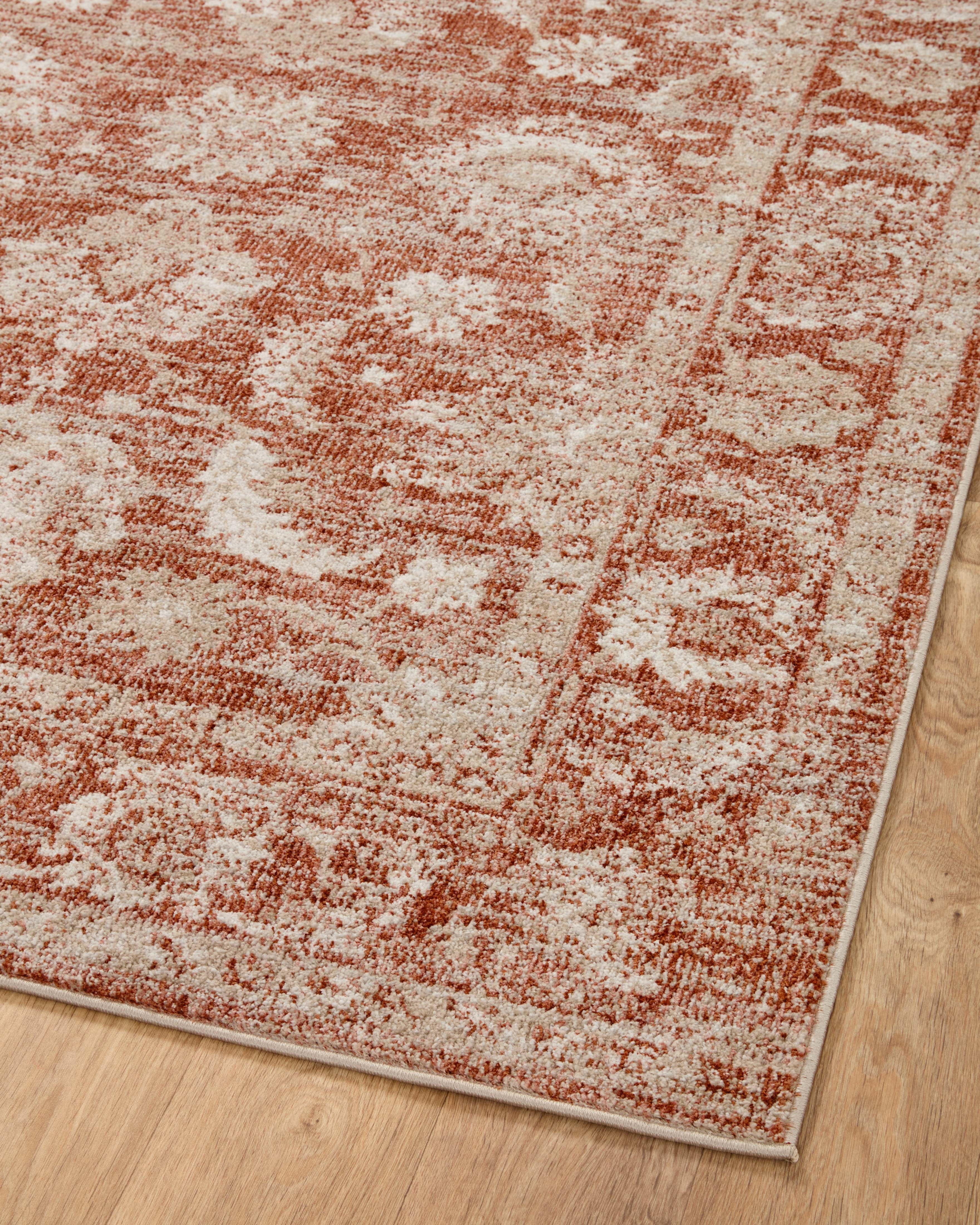 Loloi Odette Rust / Ivory 9'-2" x 13' Area Rug