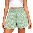 thumbnail image 2 of Tumotour Summer Board Shorts for Women's Plus size Outdoor Work Shorts Jogging Walkshort Plaid Pajama Bottoms Shorts with Pocket, 2 of 10