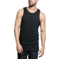 thumbnail image 3 of G-Style USA Men's Straight Hem Long Length Tank Top TT60 - Black - Large, 3 of 8