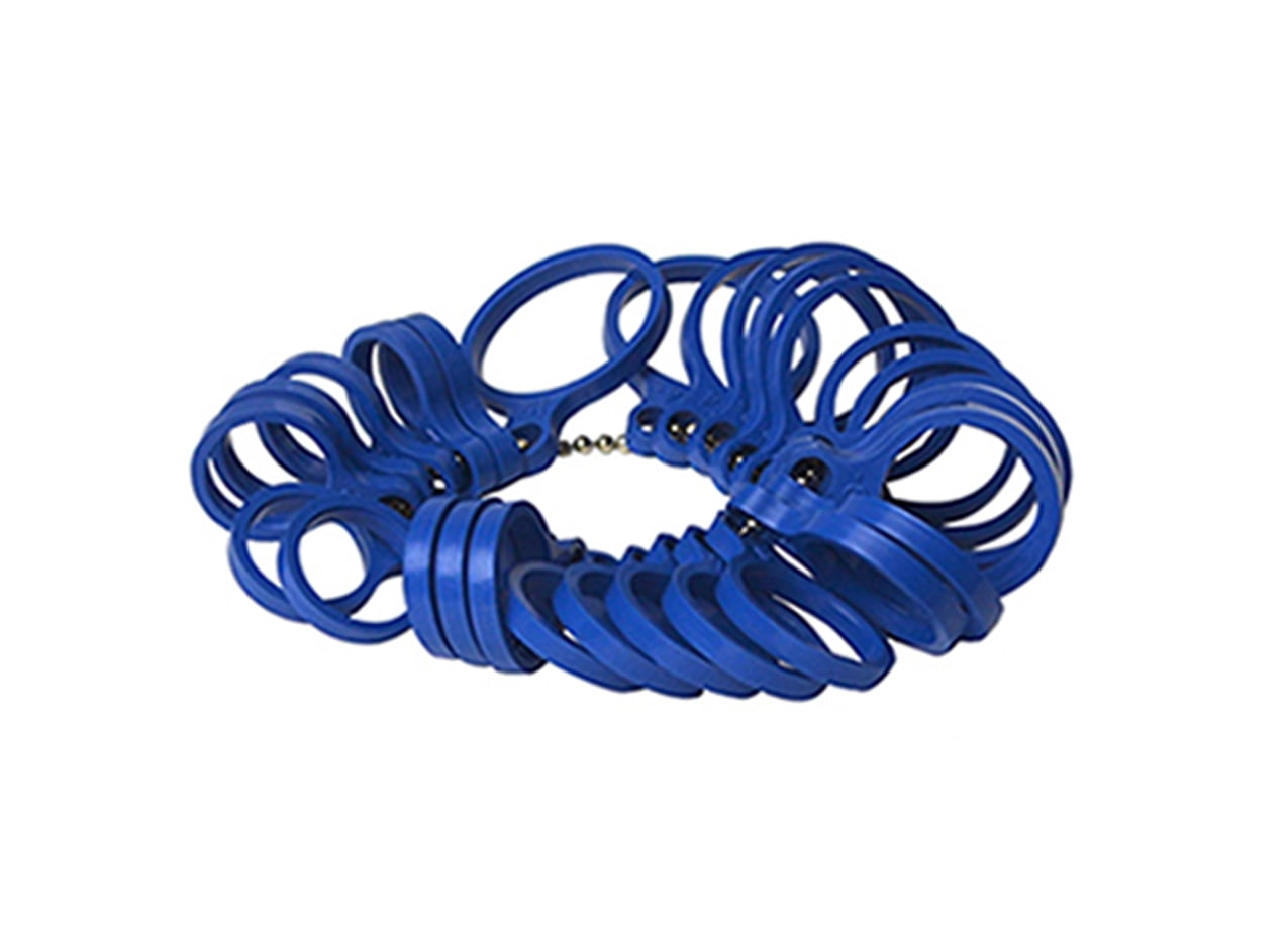 Plastic Ring Sizer Measuring Gauge Set with U.S. Standard Sizes 115