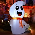 thumbnail image 3 of GOOSH Fantasma inflable lindo de Halloween de 4 pies, decoraciones al aire libre, fantasma de patio con LED incorporados para decoración de fiestas de jardín en interiores, 3 of 5
