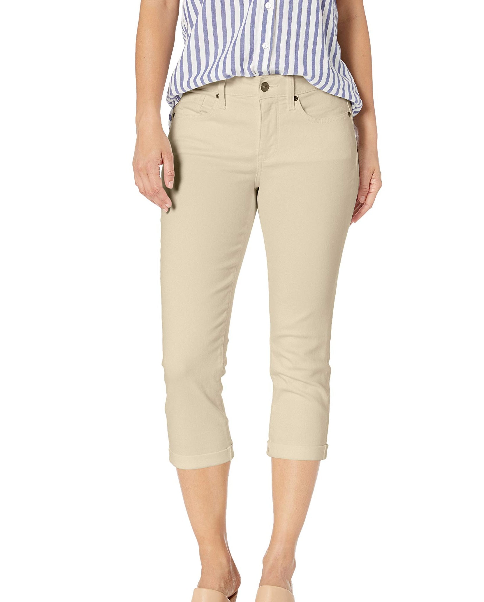 NYDJ Womens Chloe Capri Jeans Petite 