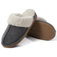 thumbnail image 5 of Litfun Women's Fuzzy Memory Foam Slippers Warm Comfy Winter House Shoes, Grey, Size 6, 5 of 8