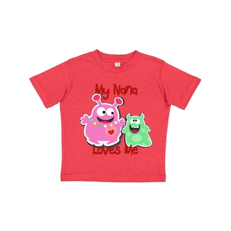 

Inktastic My Nana Loves Me Monster Gift Toddler Boy or Toddler Girl T-Shirt