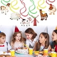 thumbnail image 3 of Vaca de granja, rancho, polluelo, animal, vajilla para fiesta de cumpleaños infantil, bandeja de papel, vaso de papel, pañuelos de papel, decoración, suministros para fiesta, 3 of 5