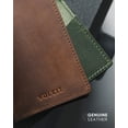 thumbnail image 2 of Tarjetero tipo cartera VULKIT, piel auténtica, delgado, 2 of 7