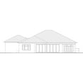 thumbnail image 4 of 013-4169: Traditional Mediterranean 5 Bed, 5 Bath Luxury Home Plan, 4169 Sq Ft: Full Blueprints with License to Build by Home Plan Marketplace - Lesuto, 4 of 6
