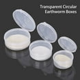 thumbnail image 2 of 10Pcs Bait Storage Boxes Non-Broken Wear-resistant Reusable Good Sealing Breathable Storage Lightweight Transparent Circular Eart, 2 of 8