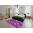 thumbnail image 5 of Ahgly Company Machine Washable Indoor Rectangle Transitional Crimson Purple Area Rugs, 4' x 6', 5 of 7