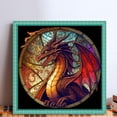 thumbnail image 2 of Hilo Algodón Ecológico Bordado Punto Cruz Dragón Vidrieras 11CT, 2 of 9
