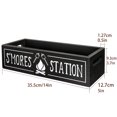 thumbnail image 4 of MINCORD S'mores Station Black Wood Snack Food Storage Container, 4 of 7
