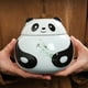 thumbnail image 5 of Tarro hermético de cerámica con tapa y diseño de panda, 5 of 7