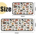 thumbnail image 3 of 2Pcs Kitchen Floor Rug Washable 2 Pieces Mushroom Mats for Bathroom Non Slip Waterproof Standing Kitchen Runner Mats 17”x30”+17”x47”, 3 of 6