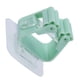 thumbnail image 3 of Bewildely Gran oferta, 2 uds., estante de Clip de pared para cuarto de ducha de baño, colgador de cepillo adhesivo ABS, suministros para el Almacenamiento y organización del hogar Verde, 3 of 6