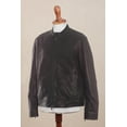 thumbnail image 5 of NOVICA Artisan Handmade Men's Leather Jacket Classic Biker in Dark Brown Clothing Coat Solid India ' Suave Elegance', 5 of 10
