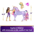 thumbnail image 3 of Unicorn Academy, Sophia & Wildstar Set with 2 Riding Accessories & Hair Styling Tool, Dolls & Unicorn Toys for Girls Ages 4 and up, 3 of 5
