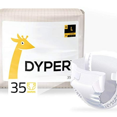 Bamboo Diapers, Size Large (35 Count)