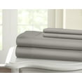 thumbnail image 2 of Fresh Linen 1200 Thread Count Queen Size Deep Pocket Solid Cotton Sheet Set (Queen,, 2 of 3