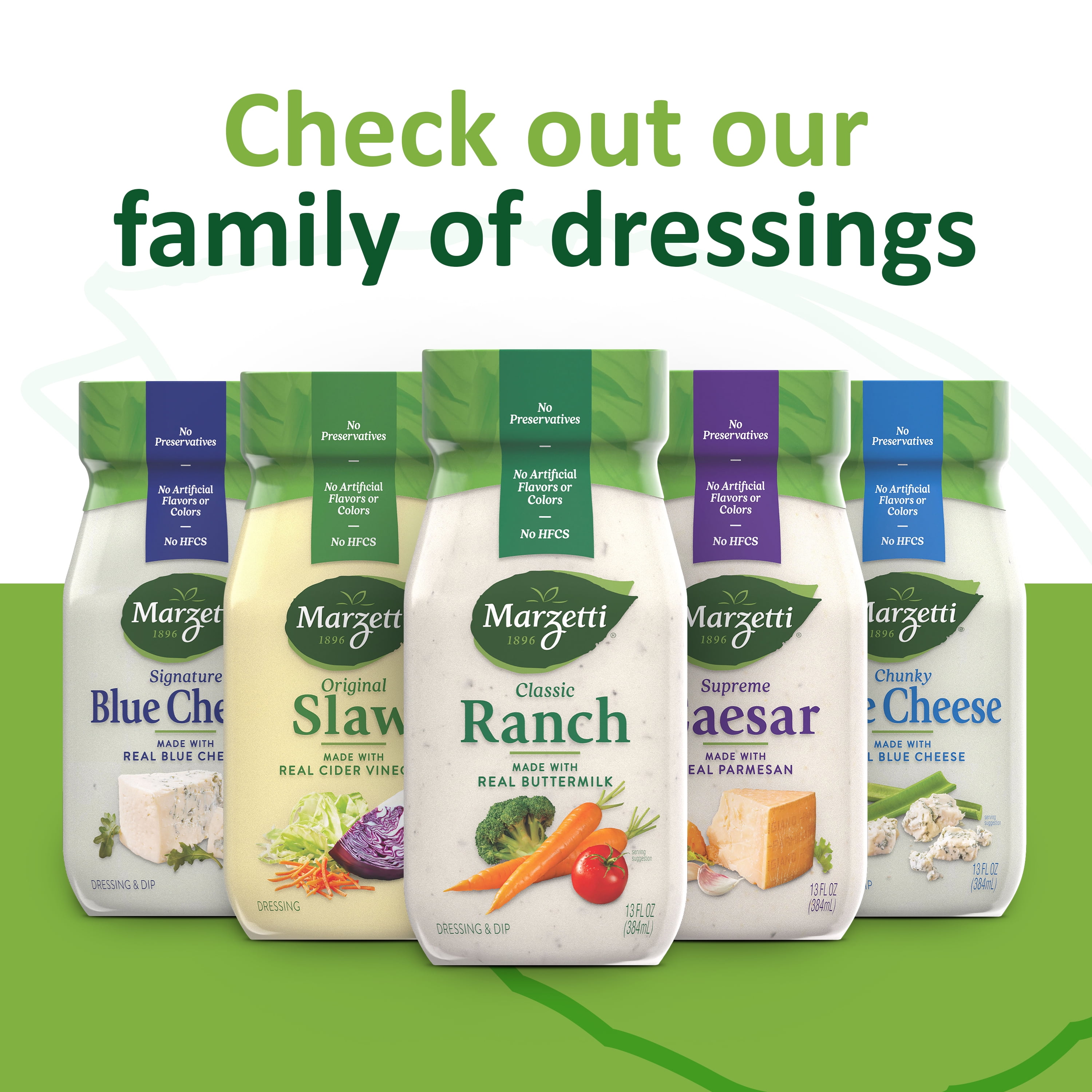 Marzetti Classic Ranch Salad Dressing and Dip, 13 fl oz, No Artificial Flavors